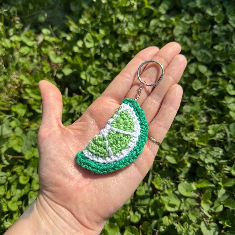 Handmade Crochet Fruit Fidget Keychains - Picture 8 of 10